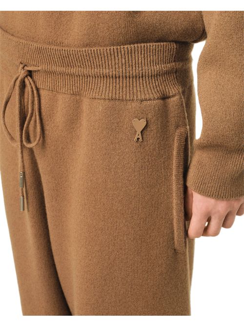Jogging pants Ami Paris | UTR929.KN0192280 CAMEL
